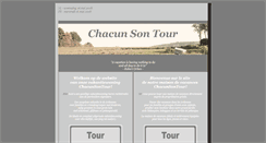 Desktop Screenshot of chacunsontour.be