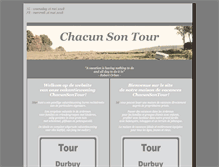 Tablet Screenshot of chacunsontour.be